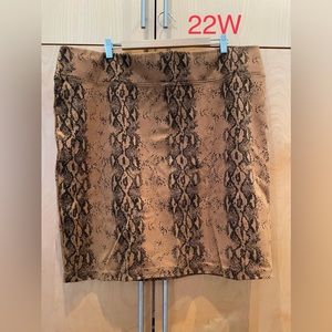 D Jeans knit pencil skirt 22w